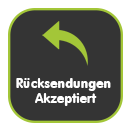 Rückgabe akzeptiert