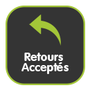 Retours acceptés